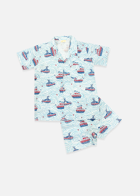 Boys Shirt Set Ships & Subs